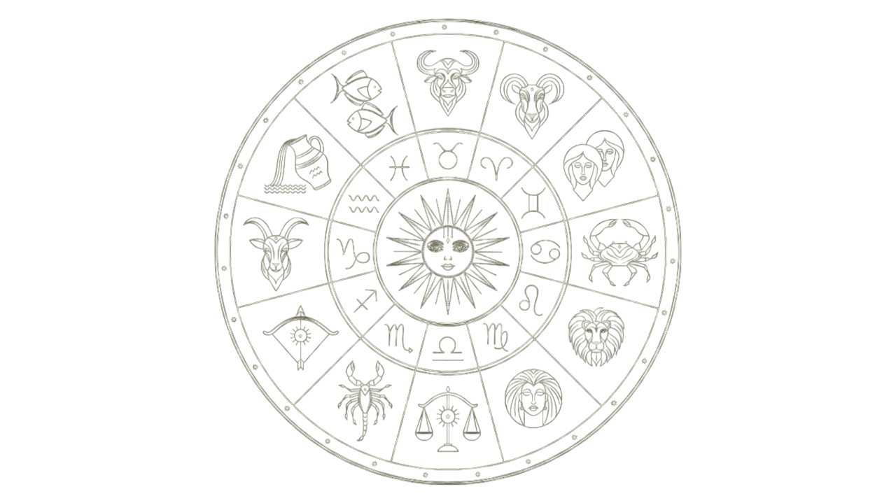Zodiac Wheel Background